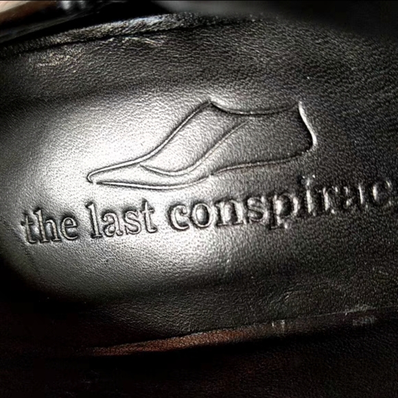 The Last Conspiracy Peep Toe Heels Black Leather - Picture 5 of 16